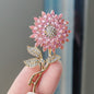Sunflower Brooch Three-dimensional Exquisite Sunflower Safety Pin