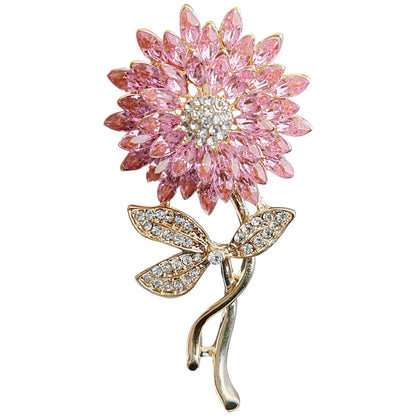Sunflower Brooch Three-dimensional Exquisite Sunflower Safety Pin