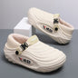 Men's Cotton Slippers Winter Thick Soles Height-increasing And Lined With Fleece