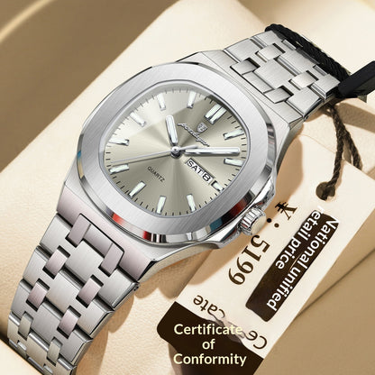 Ultra-thin Watch With Waterproof And Luminous Features