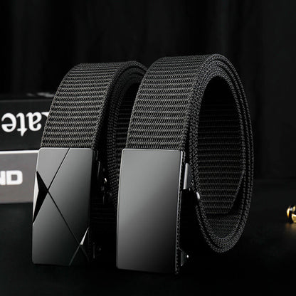 Mens Versatile Casual Outdoor Nylon Belt