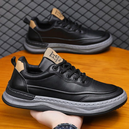 Fashionable Versatile Breathable Casual Shoes With A Soft Sole Lace Up Design And Round Toe