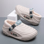 Men's Cotton Slippers Winter Thick Soles Height-increasing And Lined With Fleece