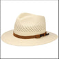 Striped Bow Flat-brimmed Jazz Straw Top Hat